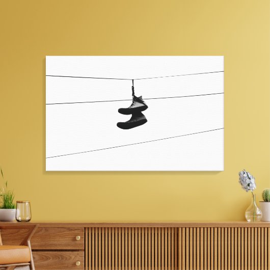 Shoefiti Canvas Afdruk (Insitu (Woonkamer))
