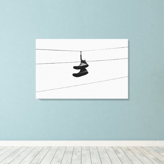 Shoefiti Canvas Afdruk (Insitu (Houten vloer))