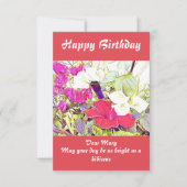 Shoeflower Waterverf Hibiscus Floral Garden Cute (Voorkant)