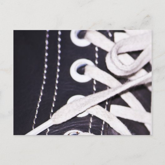 Shoelaces Closeup Briefkaart (Voorkant)