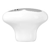 Shoemaker Butterfly Shadow Monogram Keramische Knop (Zijkant)