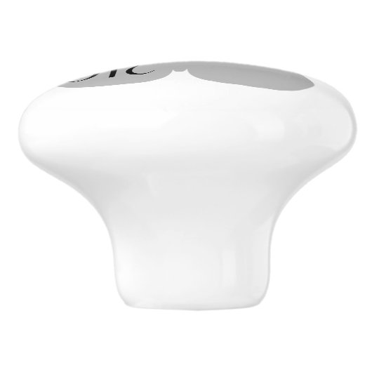 Shoemaker Butterfly Shadow Monogram Keramische Knop (Zijkant)