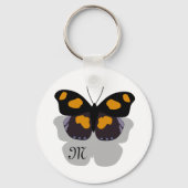 Shoemaker Butterfly Shadow Monogram Sleutelhanger (Voorkant)