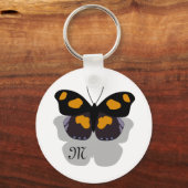 Shoemaker Butterfly Shadow Monogram Sleutelhanger (Voorkant)