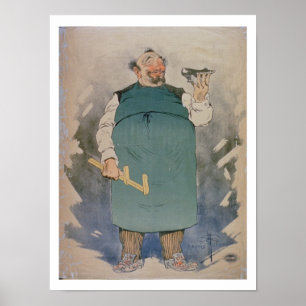 Shoemaker (kleurenlitho) poster