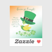 Shoemaker's Lucky Flight sticker (Vel)