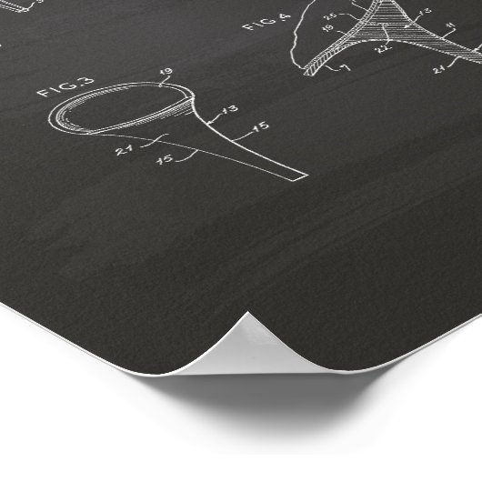 Shoes and Heels 1958 Patent Art Chalkboard Poster (Hoek)