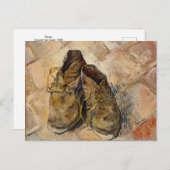 Shoes by Vincent Van Gogh, 1886 Briefkaart (Voorkant / Achterkant)