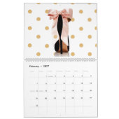 SHOES CALENDAR 2019 - grote grootte Kalender (Feb 2027)
