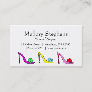 Shoes Shoes Shoes Business Calling Card Visitekaartje
