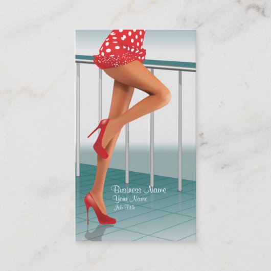 Shoes Store Business Visitekaartje (Voorkant)