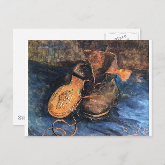 Shoes - Vincent Van Gogh Briefkaart (Voorkant / Achterkant)