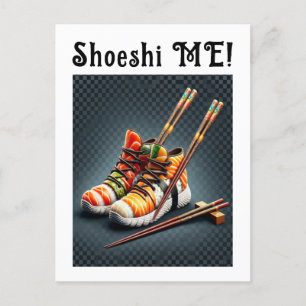 Shoeshi ME - Unieke Sushi Sneaker Briefkaart