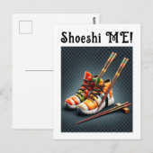 Shoeshi ME - Unieke Sushi Sneaker Briefkaart (Voorkant / Achterkant)