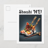 Shoeshi ME - Unieke Sushi Sneaker Feestdagenkaart (Voorkant / Achterkant)
