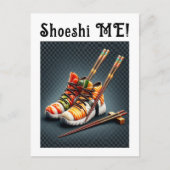 Shoeshi ME - Unieke Sushi Sneaker Feestdagenkaart (Voorkant)