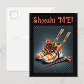 Shoeshi ME - Unieke Sushi Sneaker Feestdagenkaart (Voorkant / Achterkant)