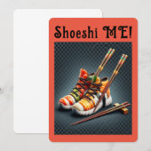 Shoeshi ME - Unieke Sushi Sneaker Kaart (Voorkant / Achterkant)
