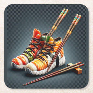 Shoeshi ME - Unieke Sushi Sneaker Kartonnen Onderzetters