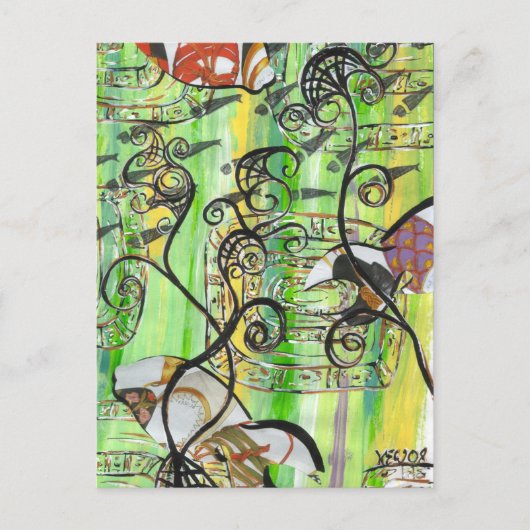 Shoesy Fish 2 Briefkaart (Voorkant)