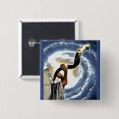 Shofar Galaxy Buttonnen Vierkante Button 5,1 Cm (Voorkant /achterkant)