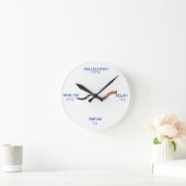 Shofar Greetings Wall Clock Ronde Klok (Huis)