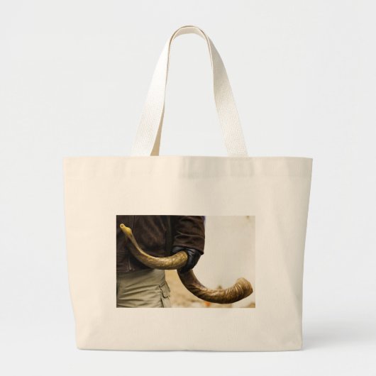 Shofar Grote Tote Bag (Voorkant)