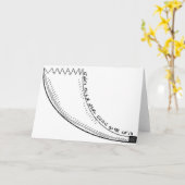 Shofar Kaart (Gele Bloem)