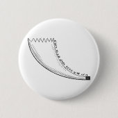 Shofar Ronde Button 5,7 Cm (Voorkant)