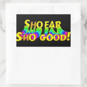 Shofar Sho Good Rechthoekige Sticker (Tas)