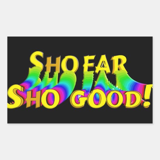 Shofar Sho Good Rechthoekige Sticker (Voorkant)