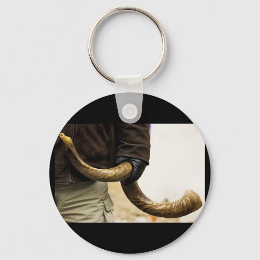 Shofar Sleutelhanger (Voorkant)