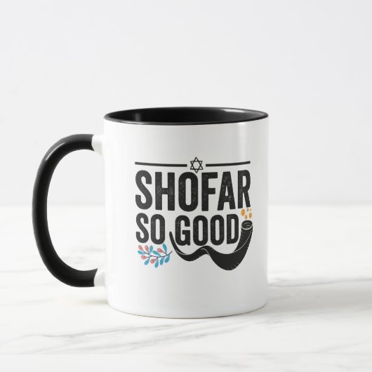 Shofar Zo goed Funny Jewish Hanukkah Holiday Gift Mok (Links)