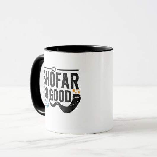 Shofar Zo goed Funny Jewish Hanukkah Holiday Gift Mok (Voorkant links)