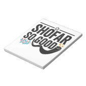 Shofar Zo goed Funny Jewish Hanukkah Holiday Gift Notitieblok (Linkerzijde)