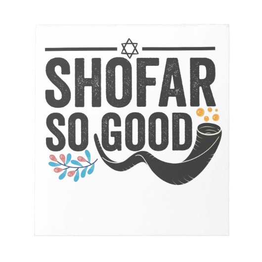 Shofar Zo goed Funny Jewish Hanukkah Holiday Gift Notitieblok (Voorkant)