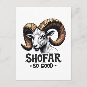 Shofar zo goed Joodse Geit Chanoeka Lovers Briefkaart