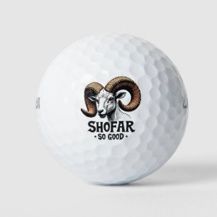 Shofar zo goed Joodse Geit Chanoeka Lovers Golfballen