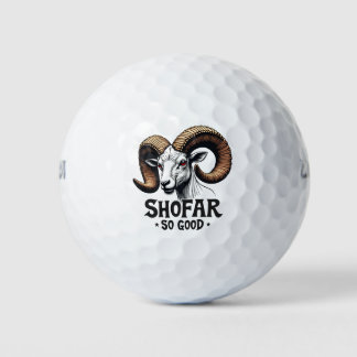 Shofar zo goed Joodse Geit Chanoeka Lovers Golfballen
