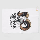 Shofar zo goed Joodse Geit Chanoeka Lovers Golfhanddoek (Horizontaal)