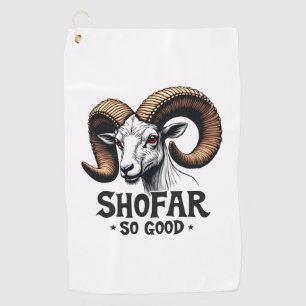 Shofar zo goed Joodse Geit Chanoeka Lovers Golfhanddoek