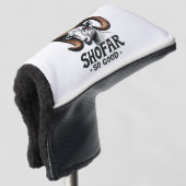 Shofar zo goed Joodse Geit Chanoeka Lovers Golfheadcover (3/4 voorkant)