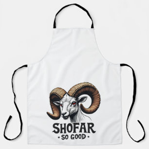 Shofar zo goed Joodse Geit Chanoeka Lovers Schort