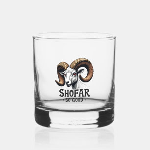 Shofar zo goed Joodse Geit Chanoeka Lovers Whisky Glas