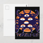 Shoggoth Mountains of Madness Lovecraft Briefkaart (Voorkant / Achterkant)