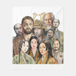 Shogun - Collage Fleece Deken