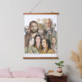 Shogun - Collage Hangend Wandkleed (Slaapkamer)