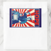 Shogun Hoop Rechthoekige Sticker (Tas)