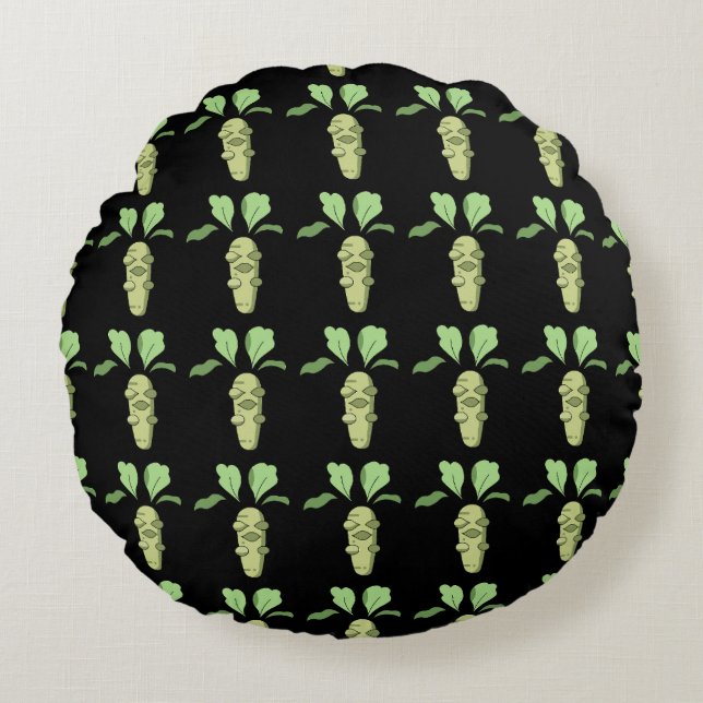 Shogun Rond Kussen (Voorkant)