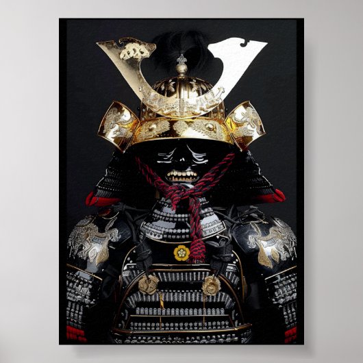 Shogun Samurai armor Poster Wall Art (Voorkant)
